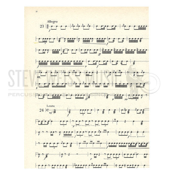 Skowera-70 Exercises for the Side Drum