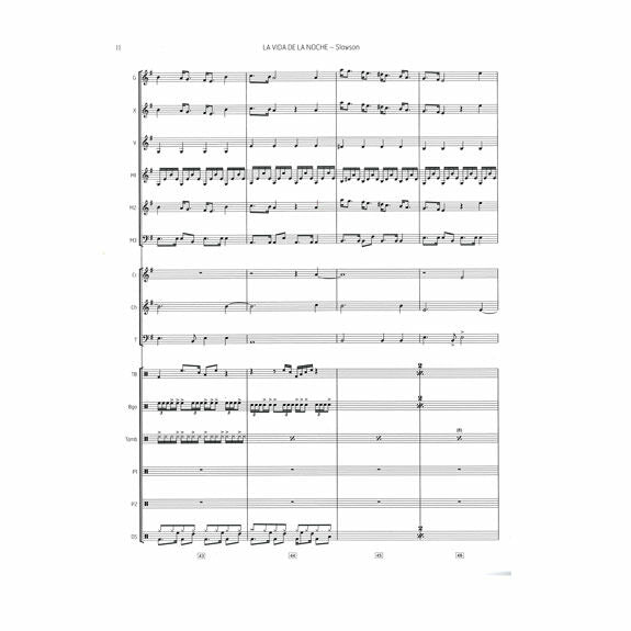 Slawson-La Vida de la Noche (SP)-B/X/V/2-3M/opt. cro./opt. C/opt. 3T/opt. P