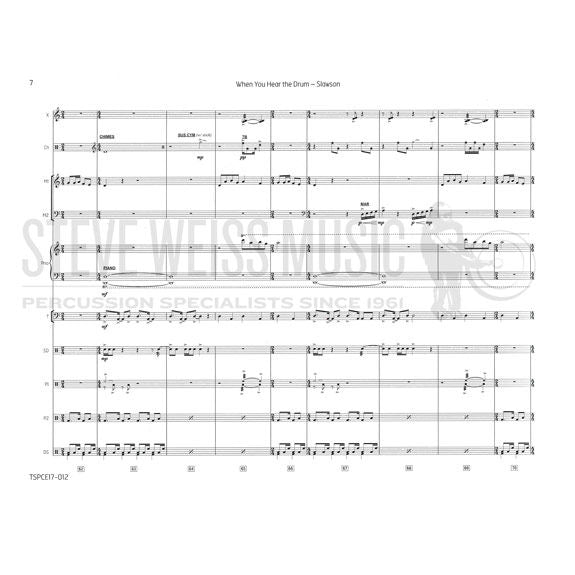 Slawson-When You Hear the Drum (SP)-B/C/X/M/2T/P/PN