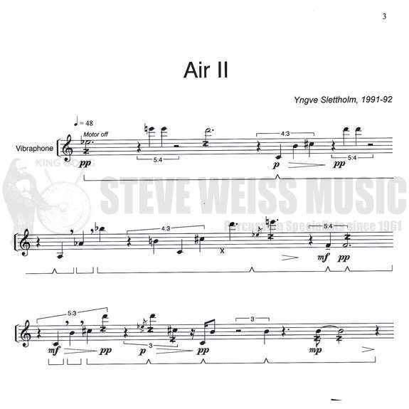Slettholm-Air II-V/Cro./gong