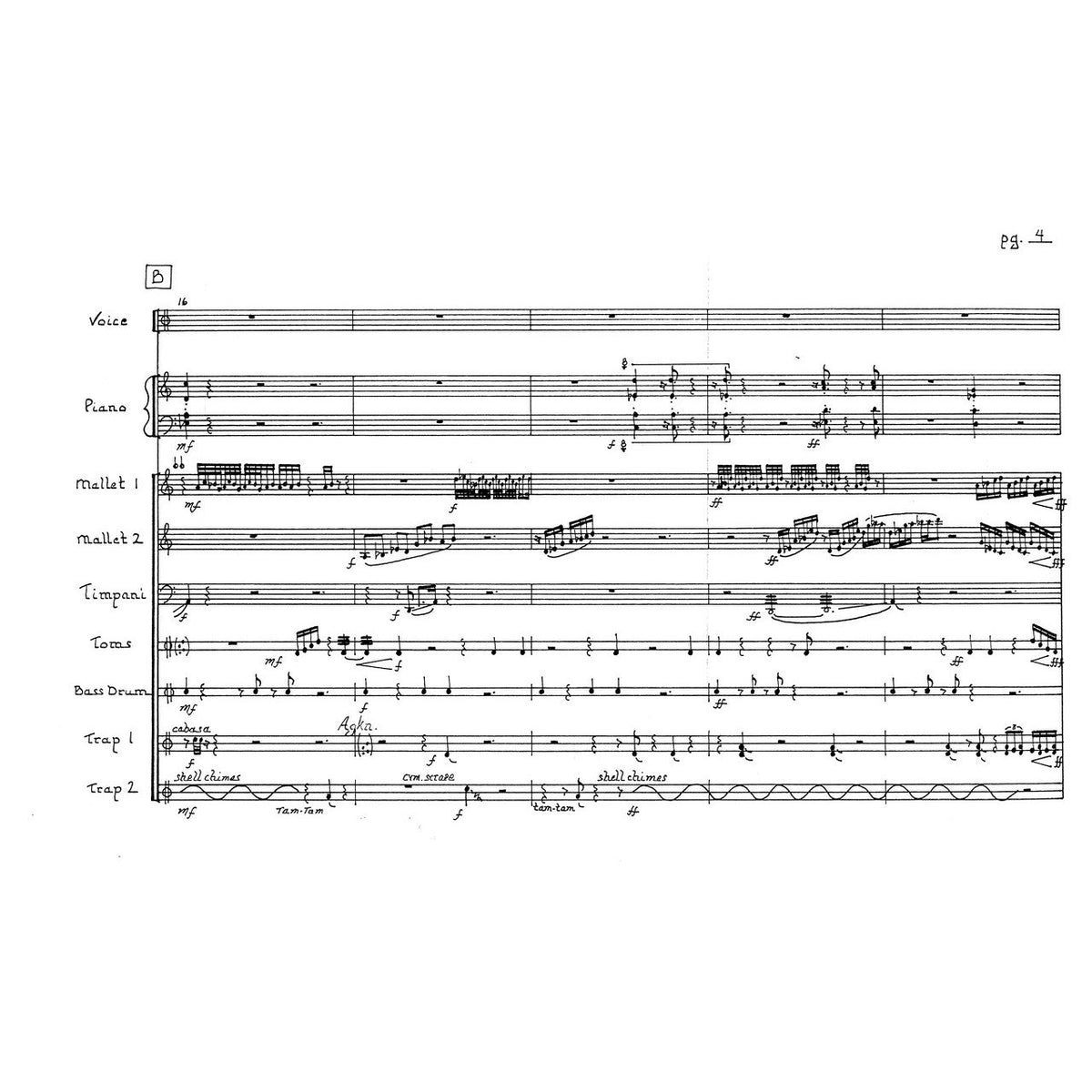 Smith Out from Darkness Score Sample