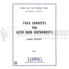 Snider-Four Comments for Latin Hand Instruments-P