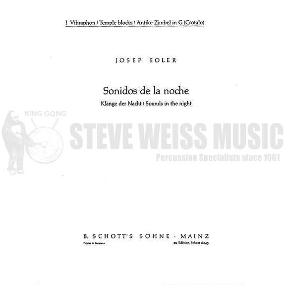 Soler-Sonidas de la Noche(P)-P/V/M/B/X/C