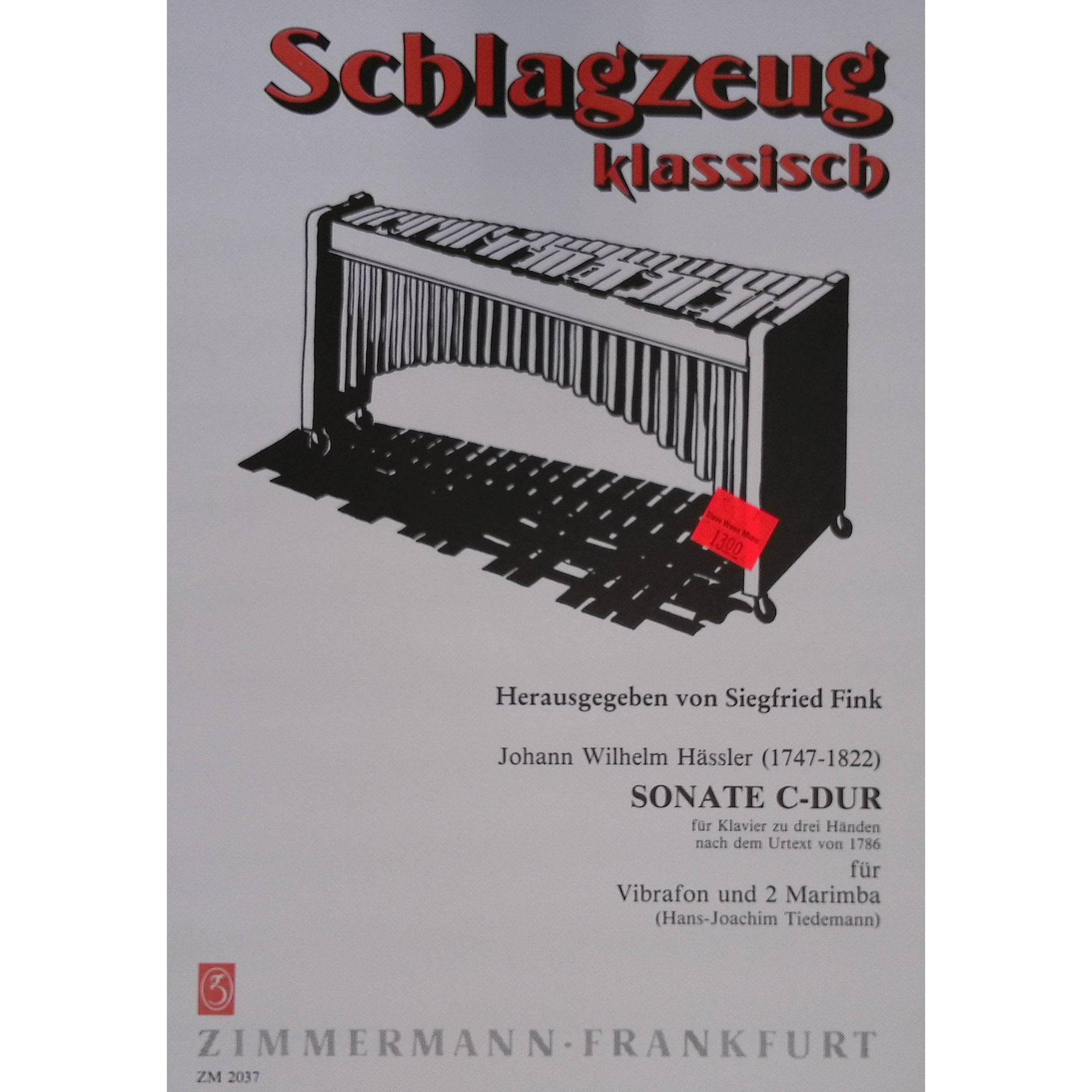 Sonata-in C Minor by Johann Wilhelm Hassler arranged by Fink
