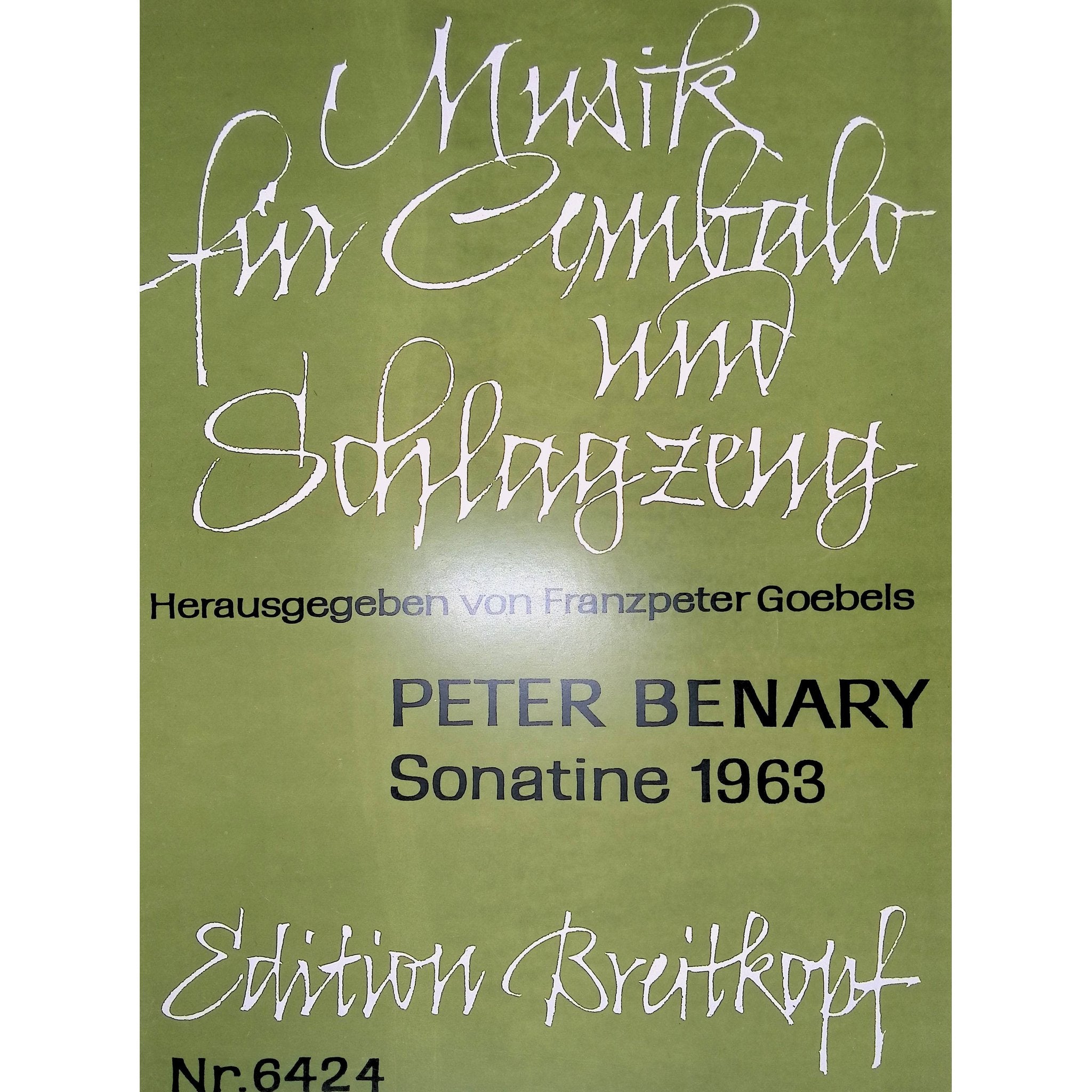 Sonatine by Peter Benary
