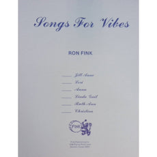 Songs for Vibes by Ron Fink