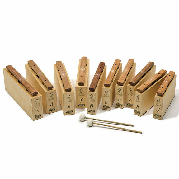 E - Sonor Orff Chime Bars Wood - Deep Bass Primary Line (Pao Rosa)