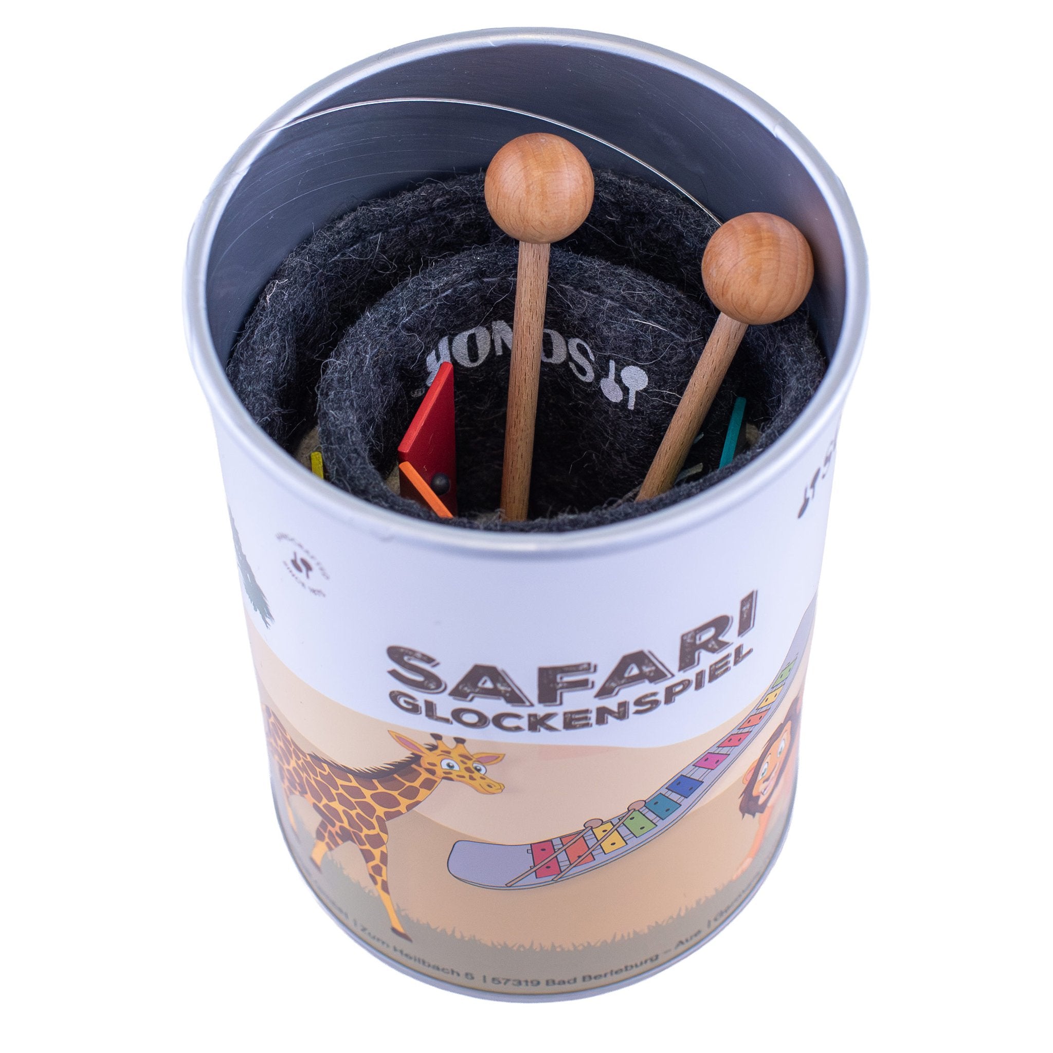 Sonor Orff Safari Roll Up Glockenspiel with container