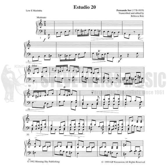 Sor-Estudio #20 arr. Kite