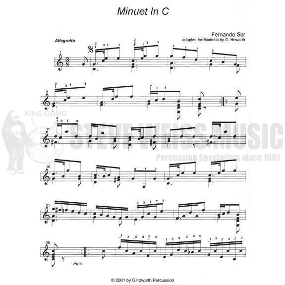 Sor-Minuet in C arr. Howarth-M