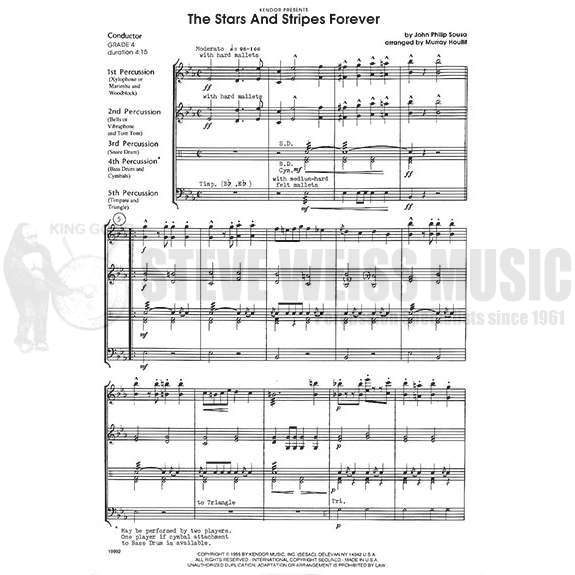 Sousa-Stars and Stripes Forever arr. Houllif (SP)-X/2T