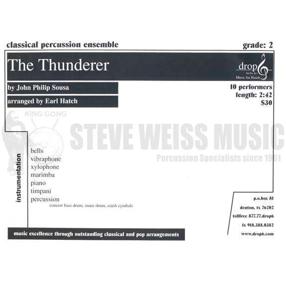 Sousa-Thunderer arr. Hatch (SP)-B/V/X/M/4T/P/PN