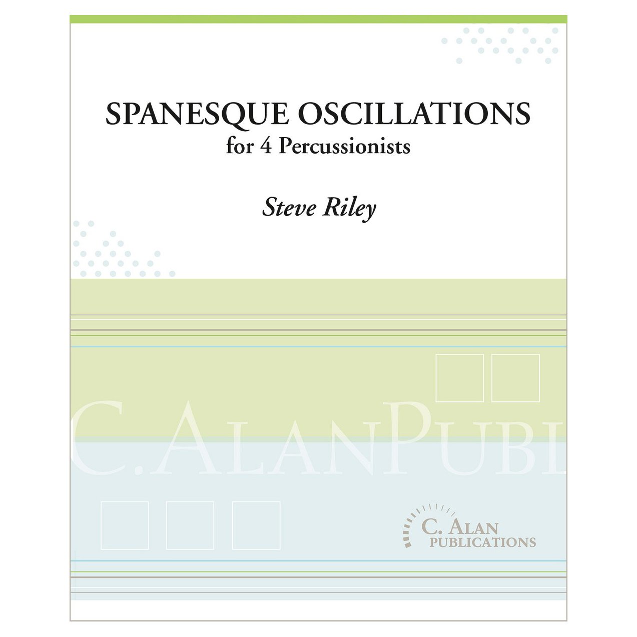 Spanesque Oscillations for 4 percussionists Riley