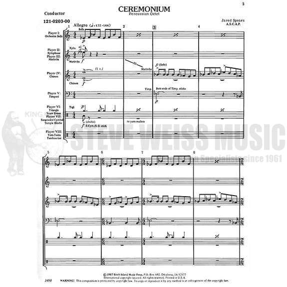 Spears-Ceremonium (SP)-P/T/C/M/X/B