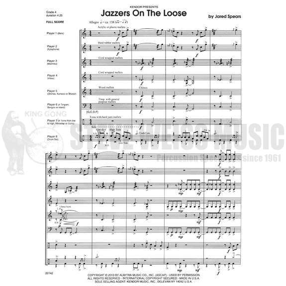 Spears-Jazzers on the Loose (SP)-B/V/C/X/M/DS/P