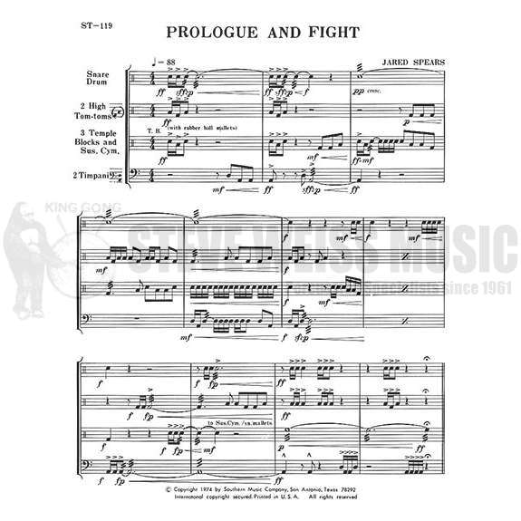 Spears-Prologue and Fight (SP)-P/2T