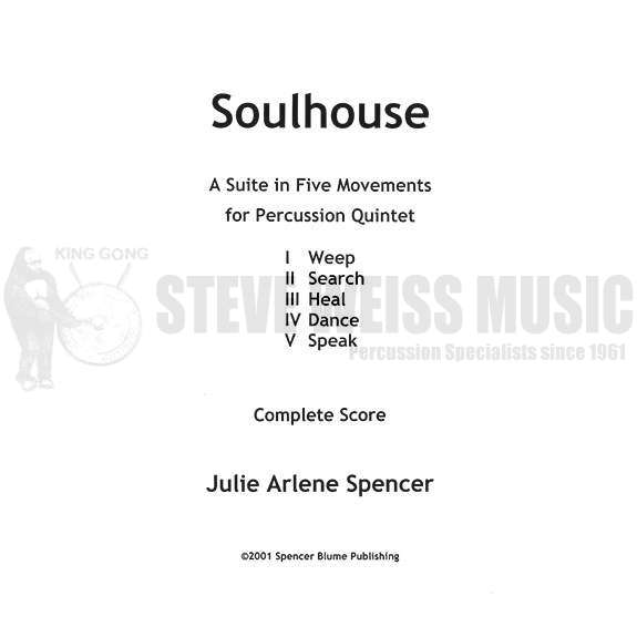 Spencer-Soulhouse COMPLETE SET (SP)-2B/V/X/2M/Cro./CEL or Mbira/ OS