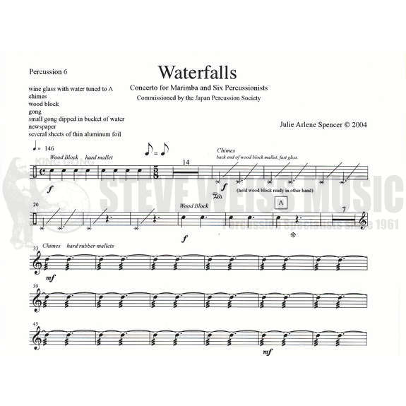 Spencer-Waterfalls (Parts ONLY)-Solo M/C/3T/P