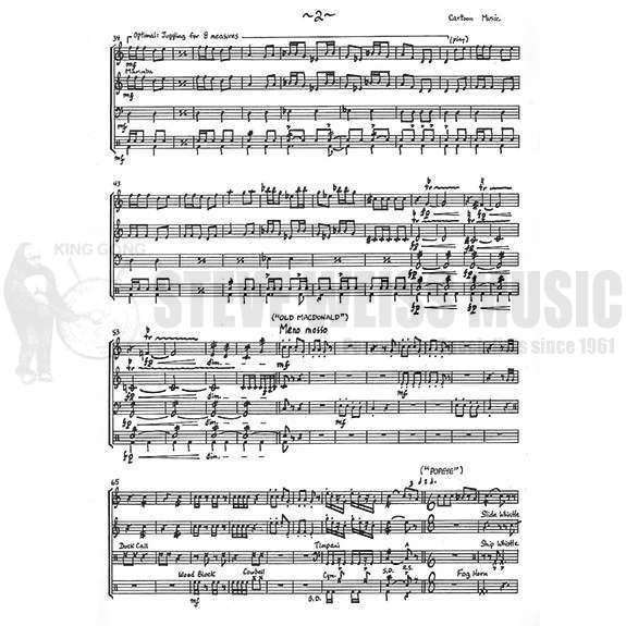 Spivack/Hinton-Cartoon Music