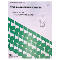 Stars and Stripes Forever for snare drum arranged by Forrest L Buchtel