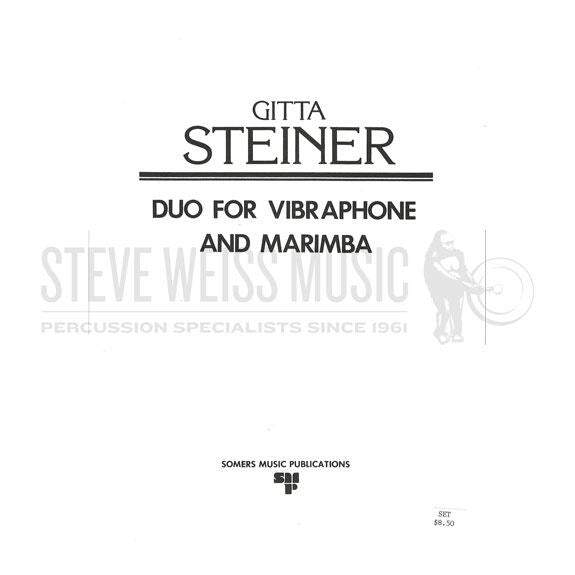 Steiner-Duo for Vibraphone and Marimba-M/V