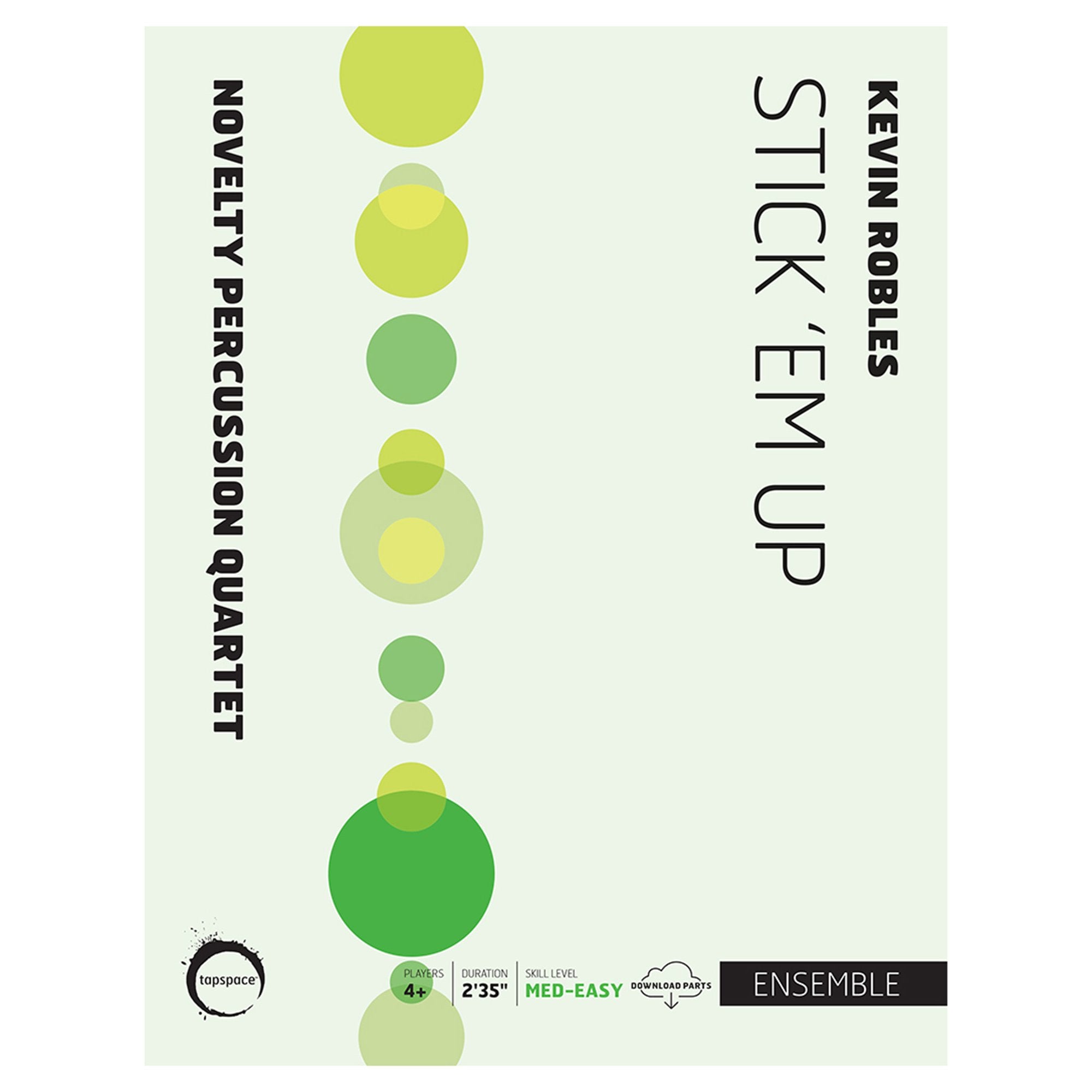 Stick ’Em Up by Kevin Robles Percussion quartet Cover Image