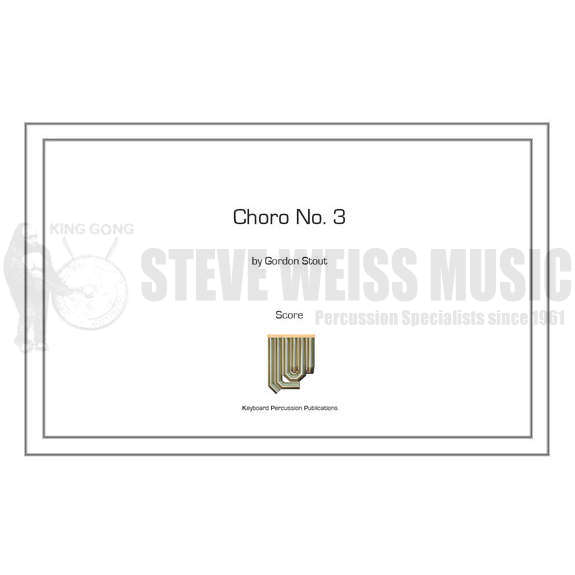Stout-Choro No. 3 (SP)-M/P/VN OS