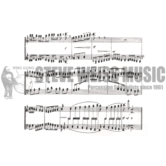 Stout-Five Etudes for Marimba Bk. 1-M