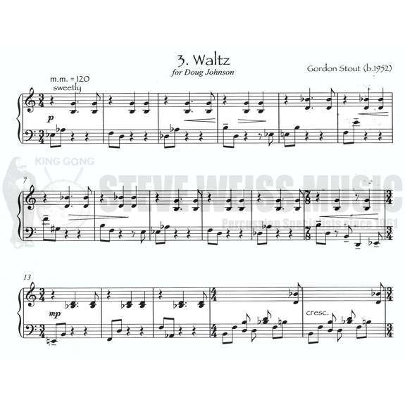 Stout-Four Dances for Marimba-M