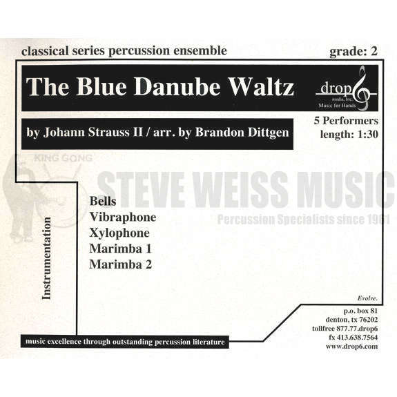 Strauss-Blue Danube Waltz arr. Dittgen (SP)-B/V/X/2M