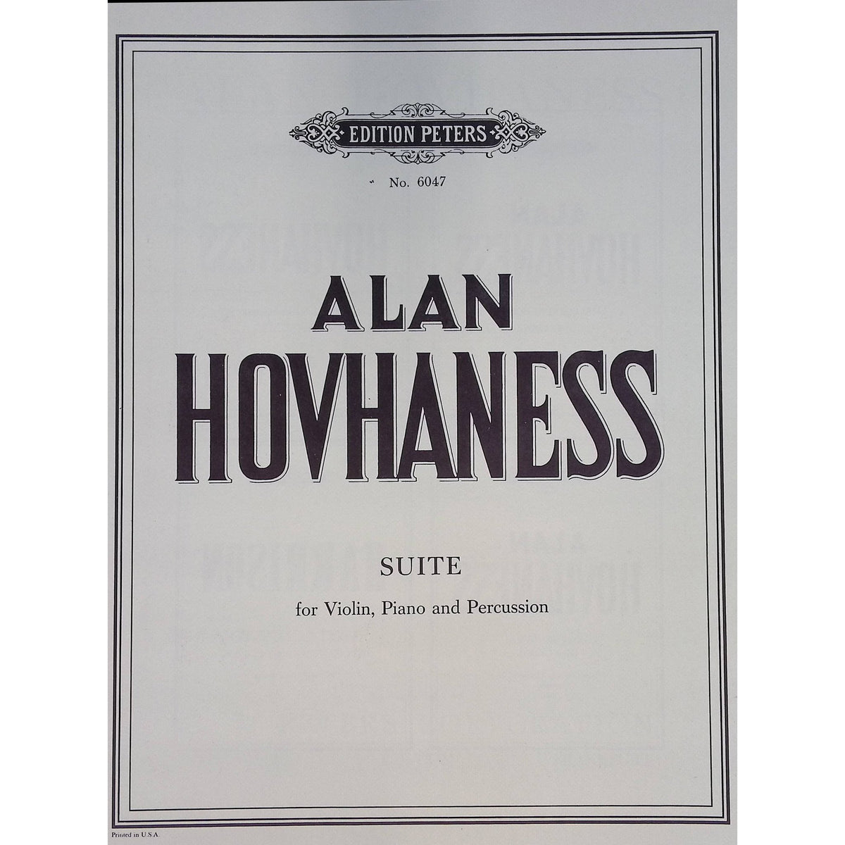 Suite by Alan Hovhaness
