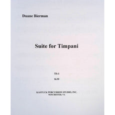 Suite for Timpani by Duane Bierman