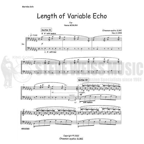 Sumi-Length of Variable Echo-M