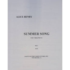 Summer Song by Alice Henry