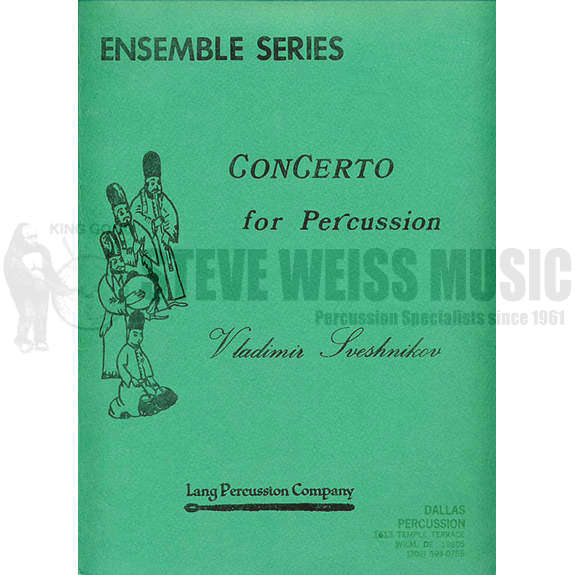 Sveshnikov-Concerto for Percussion (SP)-V/X/4T/P PN/CEL