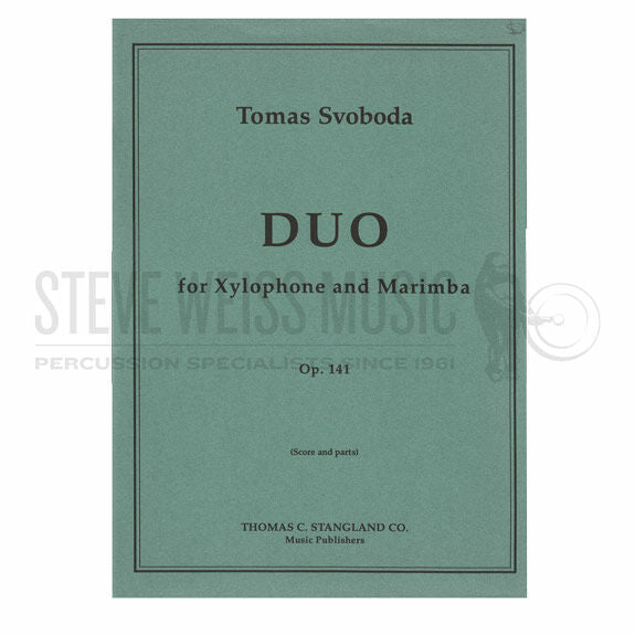 Svoboda-Duo for Xylophone and Marimba Op. 141 (SP)-X/M