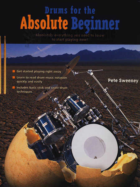 Sweeney-Drums for the Absolute Beginner (book/DVD)