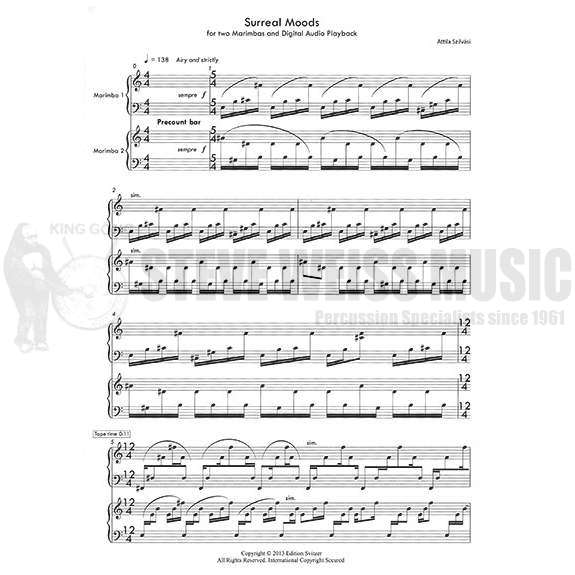 Szilvasi-Surreal Moods (SP)-2M/Digital audio playback (free download from publisher)