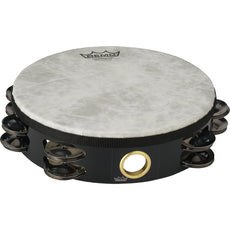 Remo Double Row Tambourine 8" Black ta-5208-70