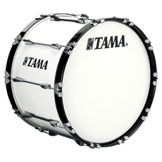 Tama Starlight Marching Bass Drum - 20" x 14" - Sugar White