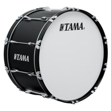 Tama Starlight Marching Bass Drum - 22" x 14" - Satin Black