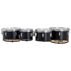 Tama Starlight Quad Marching Tenor Set - 8"/10"/12"/13" - Satin Black