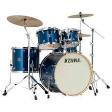 Tama Superstar Classic 5-piece Drum Set Shell Pack - 22" Bass Drum - Indigo Sparkle