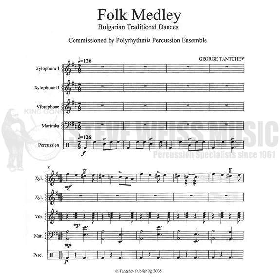Tantchev-Folk Medley-Bulargian Traditional Dances (SP) V/ 2X/M/P