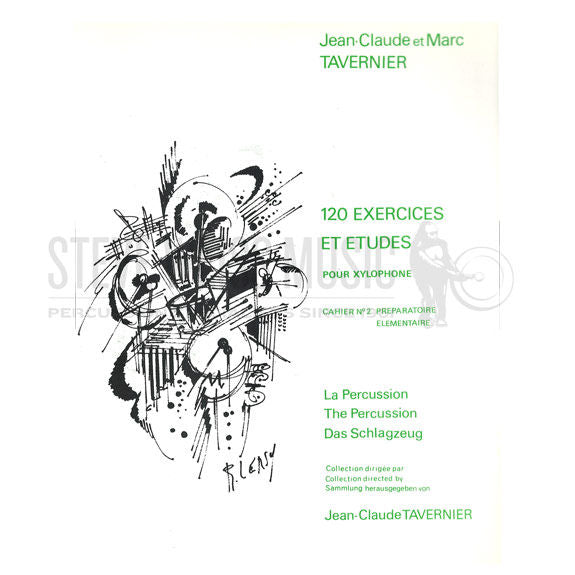 Tavernier-120 Exercises & Etudes for Xylophone 2