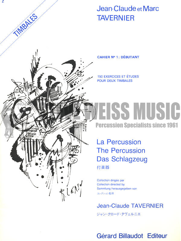 Tavernier-150 Ex & Etudes: Timp 1