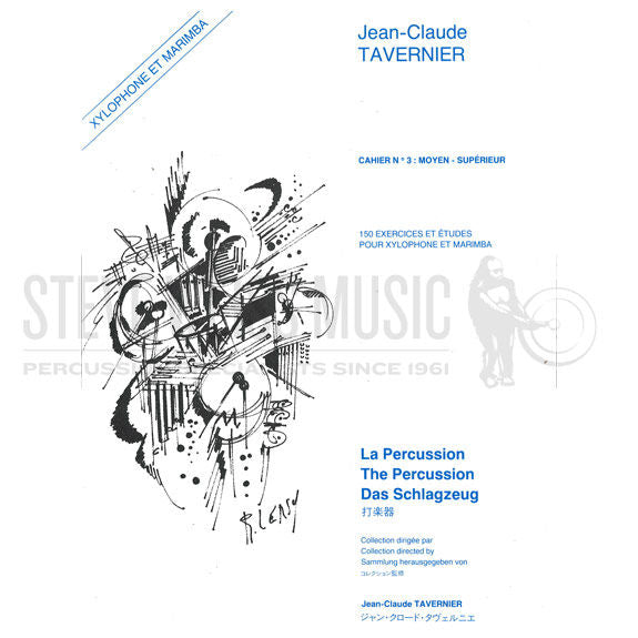 Tavernier-150 Exercises & Etudes for Xylophone 3