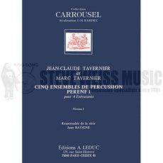 Tavernier-Cinq Ensembles de Percussion Perenf 1-P