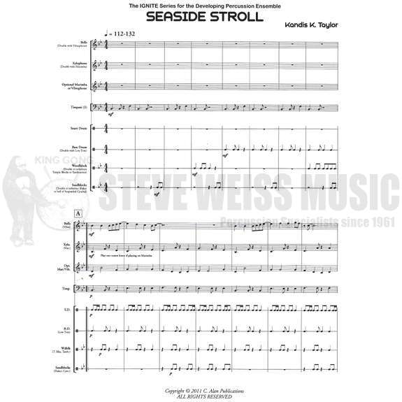 Taylor, K.-Seaside Stroll (SP)-B or V/X or M/opt. M or V/3T/P