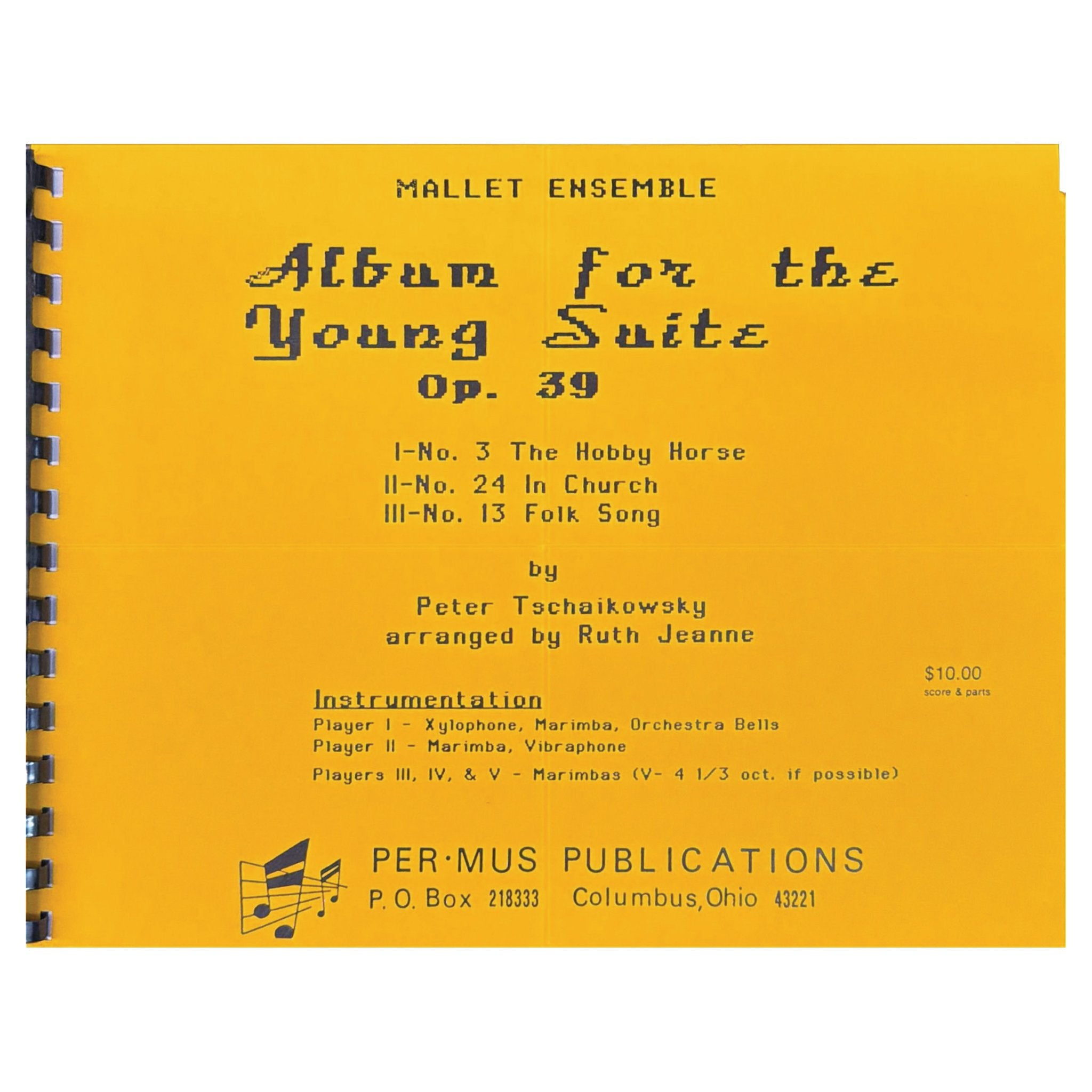 Tchaikovsky Album for the Young arranged by Ruth Jeanne Cover Page